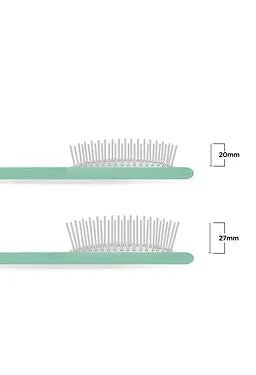 Metal Pin Brush 27mm-LARGE-Oval-Sea Glass
