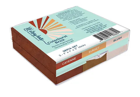 Colorburst Set of 3 Bricks (SEPIA SET / CAYENNE-SUNSET-BLUSH)