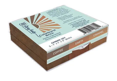 Colorburst Set of 3 Bricks (OMBRE SET / COFFEE-EARTH-CARAMEL)
