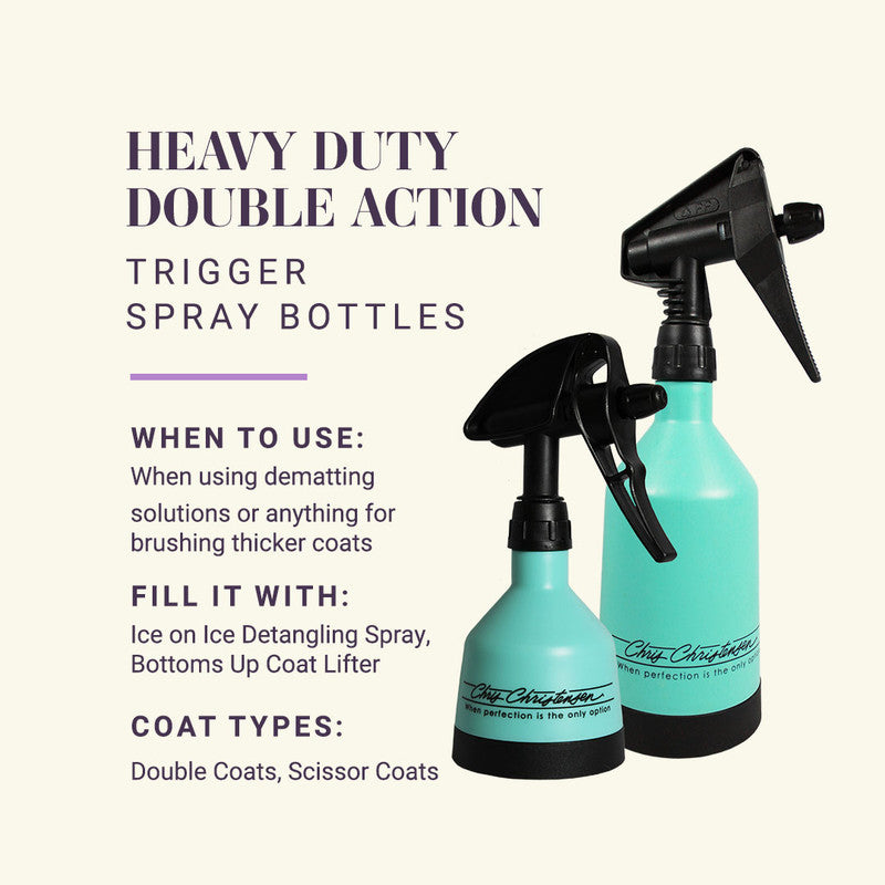 Chris Christensen Heavy Duty Double Action Trigger Spray Bottles 16oz