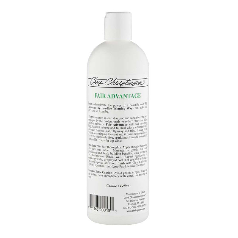Chris Christensen Pro-Line Fair Advantage Shampoo 16 oz