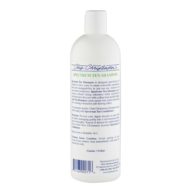 Chris Christensen Spectrum Ten - Soft Coat Shampoo 16 oz