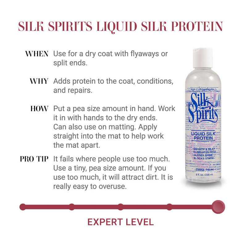 Chris Christensen Silk Spirits Liquid Silk Protein 4 oz