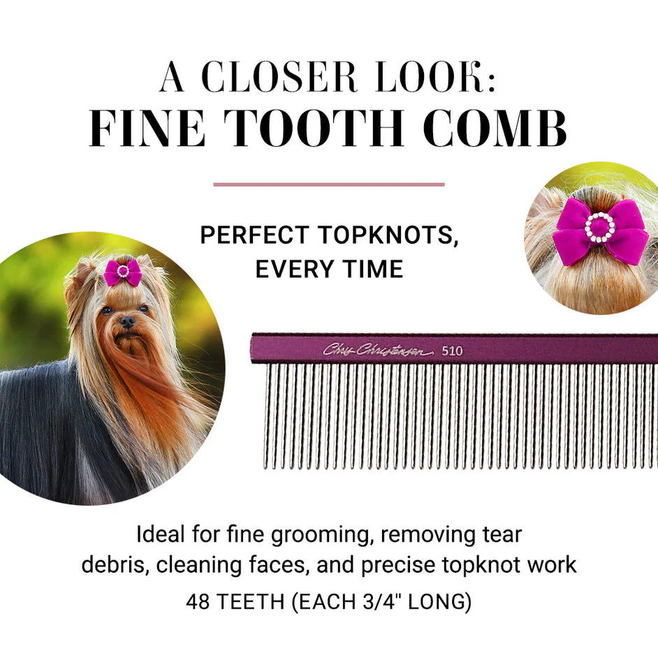 Chris Christensen Parting Comb #510 Purple