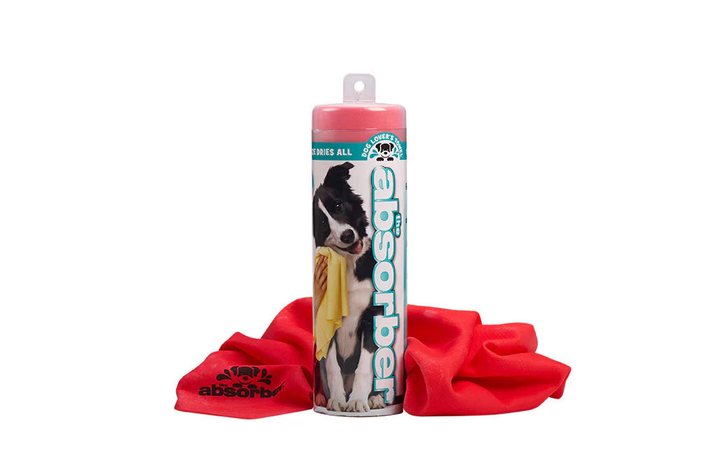 The Absorber® Dog Lover's Towel (17 in. x 27 in.) Color Scarlett