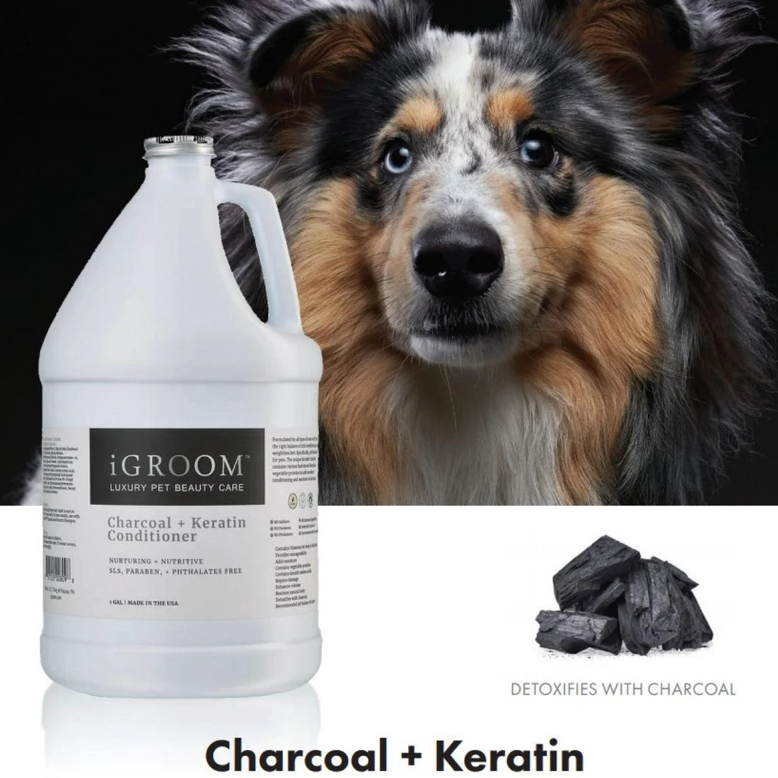 Charcoal & Keratin Pet Conditioner