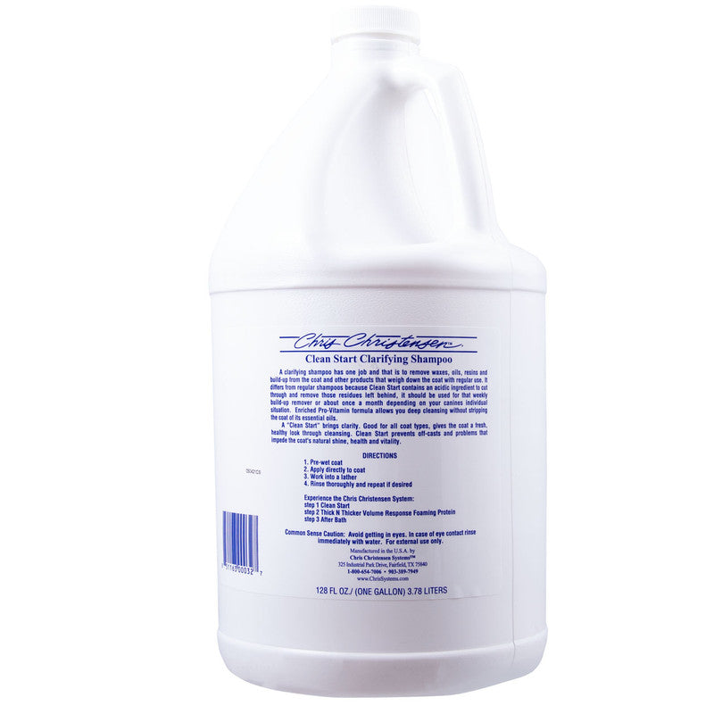 Chris Christensen Clean Start Clarifying Shampoo Gallon