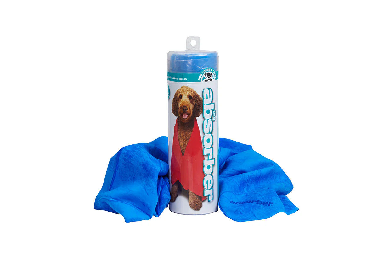 The Absorber® XXL Dog Lover's Towel (20 in. x 32 in.) Color Blue