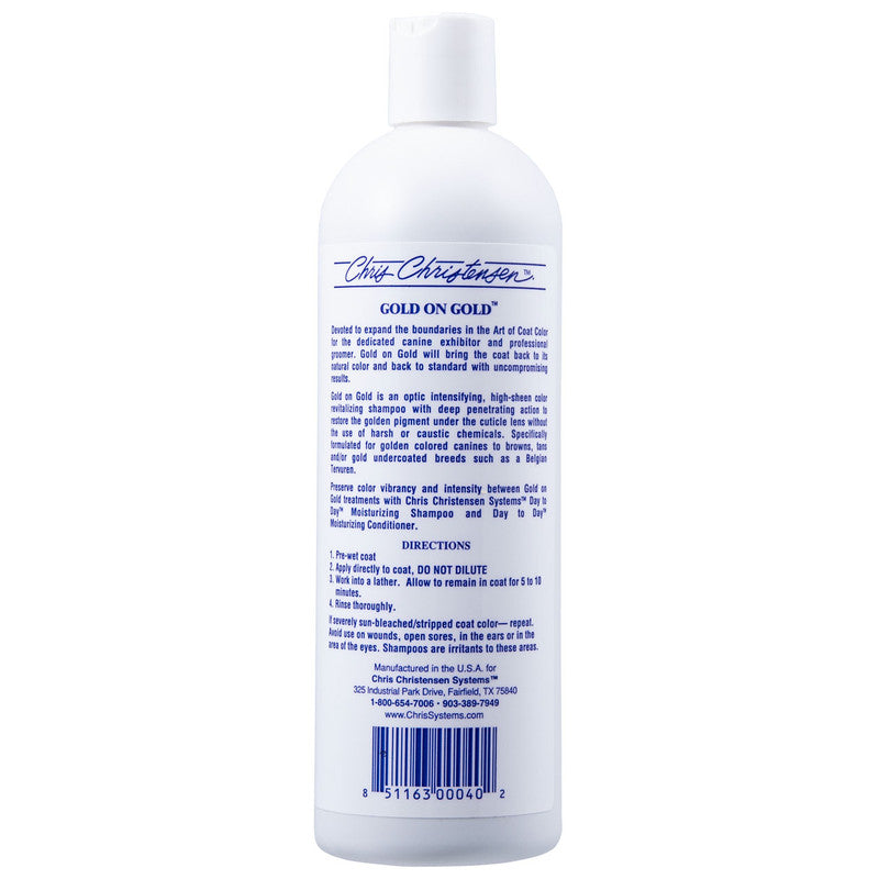 Chris Christensen Gold on Gold Shampoo 16 oz