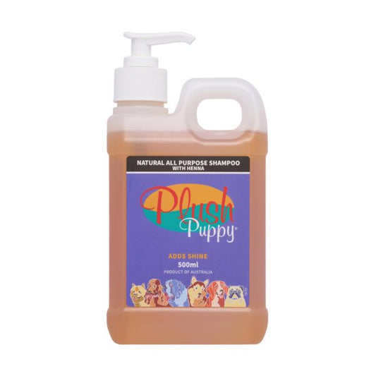 Plush Puppy Natural All Purpose Shampoo with Henna 500ml