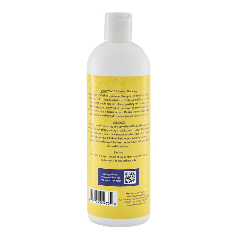 Chris Christensen SmartWash50 De-Shed Shampoo-16 oz