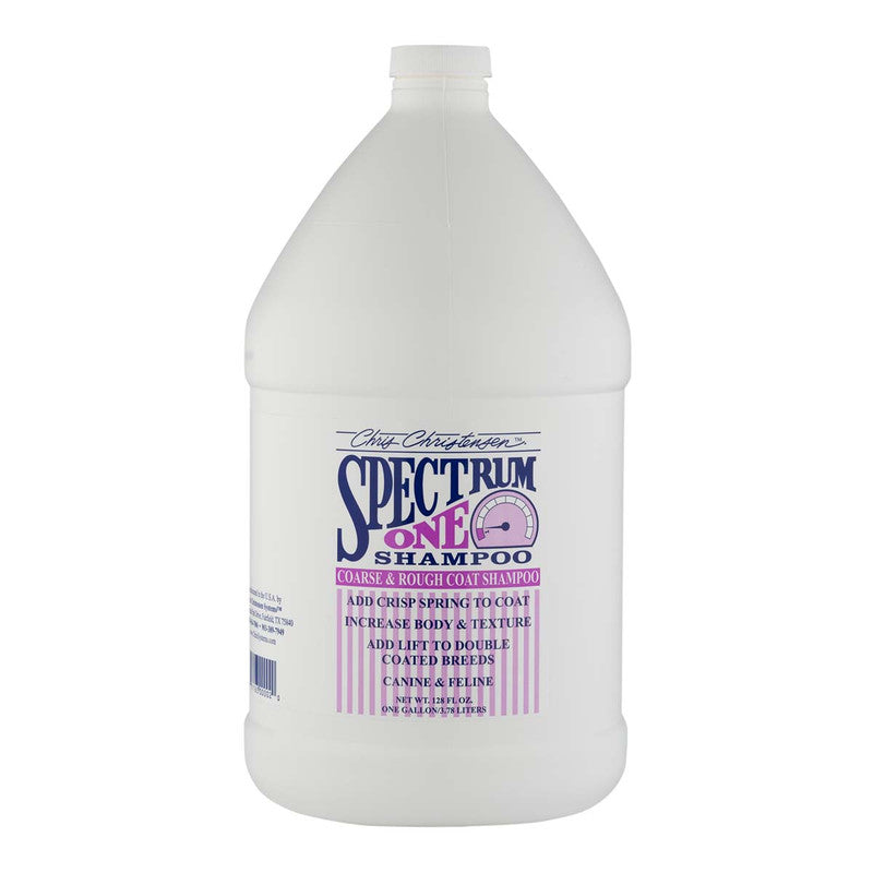 Chris Christensen Spectrum One - Coarse & Rough Coat Shampoo 1 Gallon