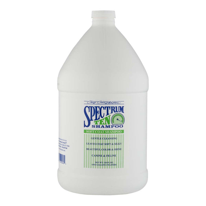 Chris Christensen Spectrum Ten - Soft Coat Shampoo 1 Gallon