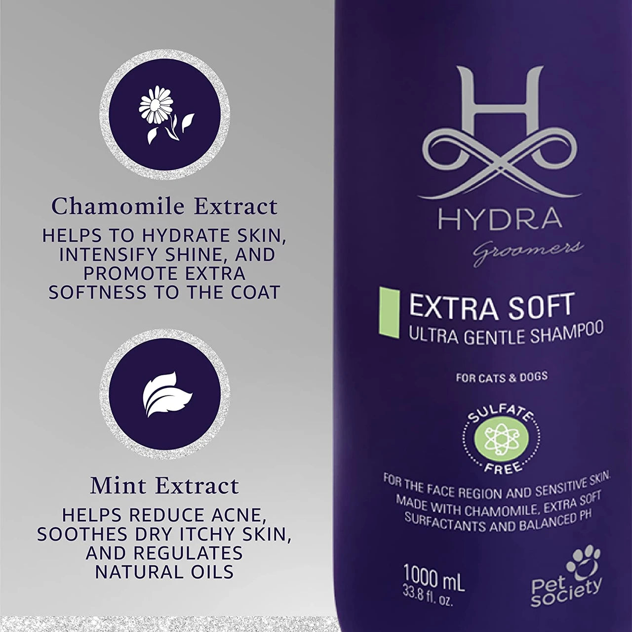 Hydra Extra Soft Facial Shampoo 33.8 oz